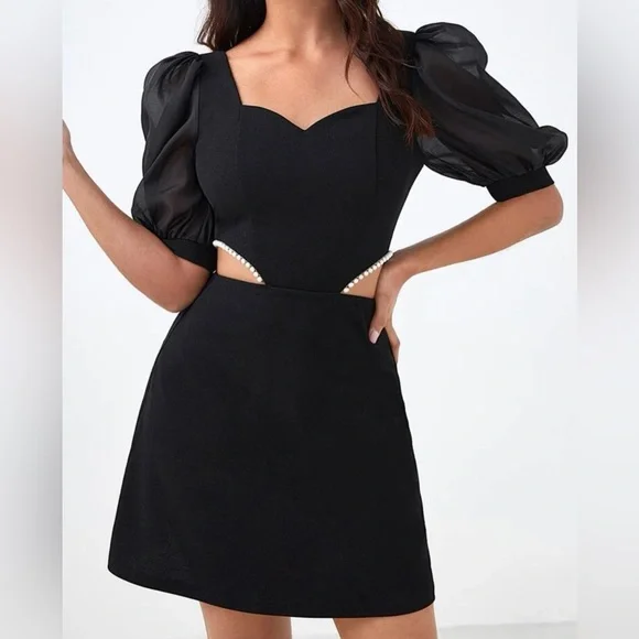 green emerald velvet dress SheIn Women's Solid Party Dresses Plus Size Short Sleeve High Waist Wrap  Dress Blue Large Plus: Buy Online at Best Price in UAE main image 0